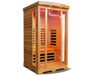 Medical Saunas Medical 4 2-Person Indoor Infrared Dry Sauna - West Coast Saunas - ms-medical-4