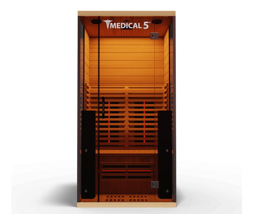 Medical Saunas Medical 5 1-Person Indoor Ultra Full Spectrum Infrared Dry Sauna - West Coast Saunas - ms-medical-ultra-5