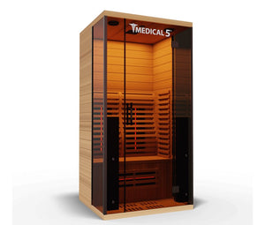 Medical Saunas Medical 5 1-Person Indoor Ultra Full Spectrum Infrared Dry Sauna - West Coast Saunas - ms-medical-ultra-5