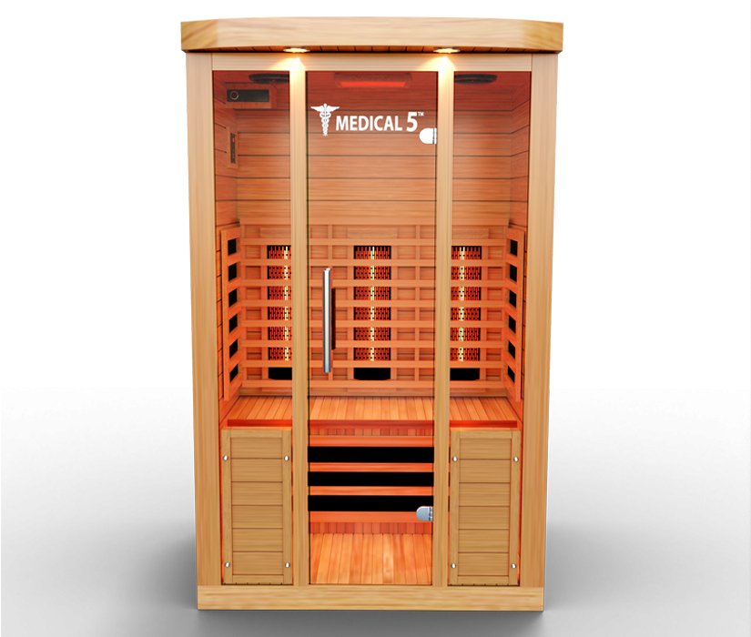 Medical Saunas Medical 5 3-Person Indoor Infrared Dry Sauna - West Coast Saunas - ms-medical-5