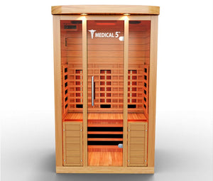 Medical Saunas Medical 5 3-Person Indoor Infrared Dry Sauna - West Coast Saunas - ms-medical-5