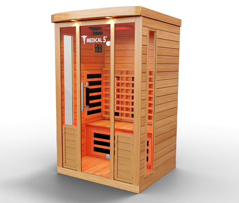 Medical Saunas Medical 5 3-Person Indoor Infrared Dry Sauna - West Coast Saunas - ms-medical-5