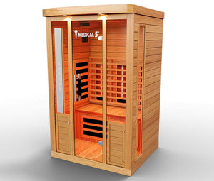 Medical Saunas Medical 5 3-Person Indoor Infrared Dry Sauna - West Coast Saunas - ms-medical-5