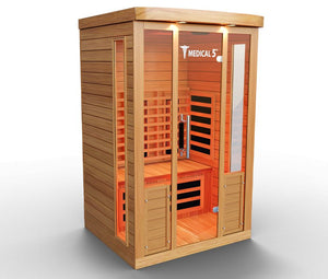 Medical Saunas Medical 5 3-Person Indoor Infrared Dry Sauna - West Coast Saunas - ms-medical-5