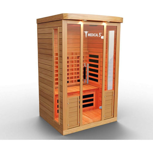 Medical Saunas Medical 5 3-Person Indoor Infrared Dry Sauna - West Coast Saunas - ms-medical-5