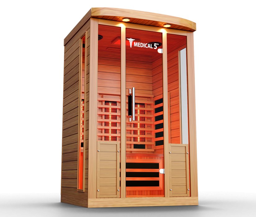 Medical Saunas Medical 5 3-Person Indoor Infrared Dry Sauna - West Coast Saunas - ms-medical-5