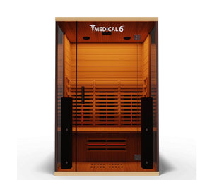 Medical Saunas Medical 6 2-Person Indoor Ultra Full Spectrum Infrared Dry Sauna - West Coast Saunas - ms-medical-ultra-6