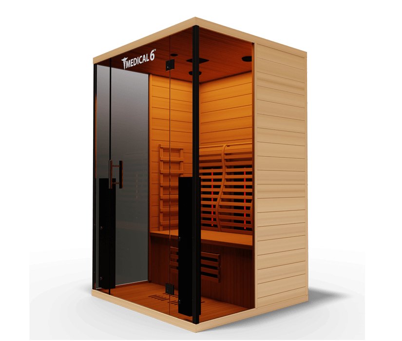 Medical Saunas Medical 6 2-Person Indoor Ultra Full Spectrum Infrared Dry Sauna - West Coast Saunas - ms-medical-ultra-6