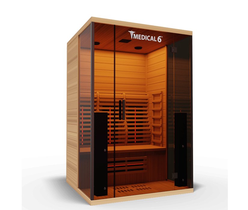 Medical Saunas Medical 6 2-Person Indoor Ultra Full Spectrum Infrared Dry Sauna - West Coast Saunas - ms-medical-ultra-6