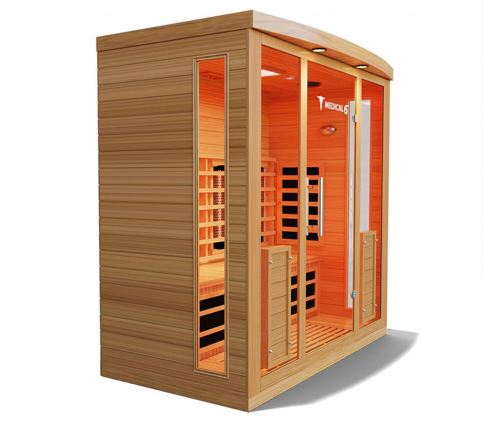 Medical Saunas Medical 6 4-Person Indoor Infrared Dry Sauna - West Coast Saunas - ms-medical-6