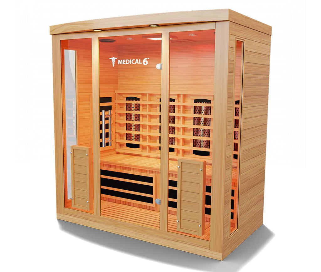 Medical Saunas Medical 6 4-Person Indoor Infrared Dry Sauna - West Coast Saunas - ms-medical-6