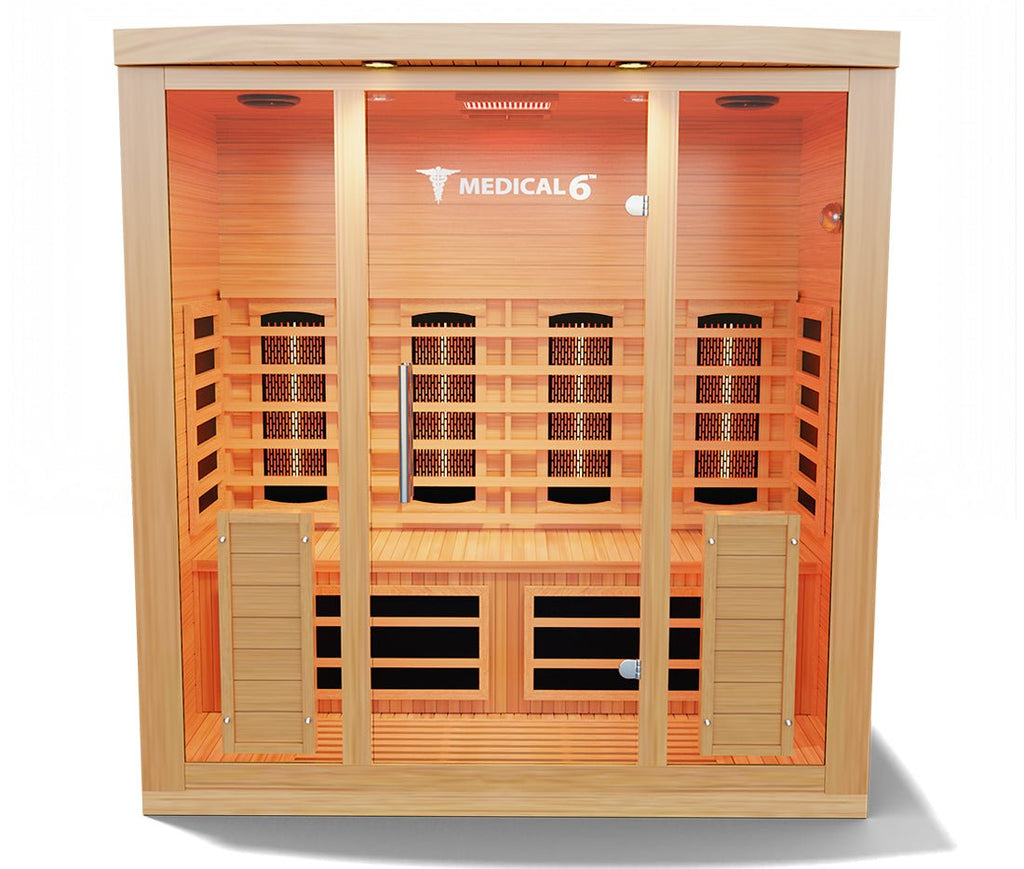 Medical Saunas Medical 6 4-Person Indoor Infrared Dry Sauna - West Coast Saunas - ms-medical-6