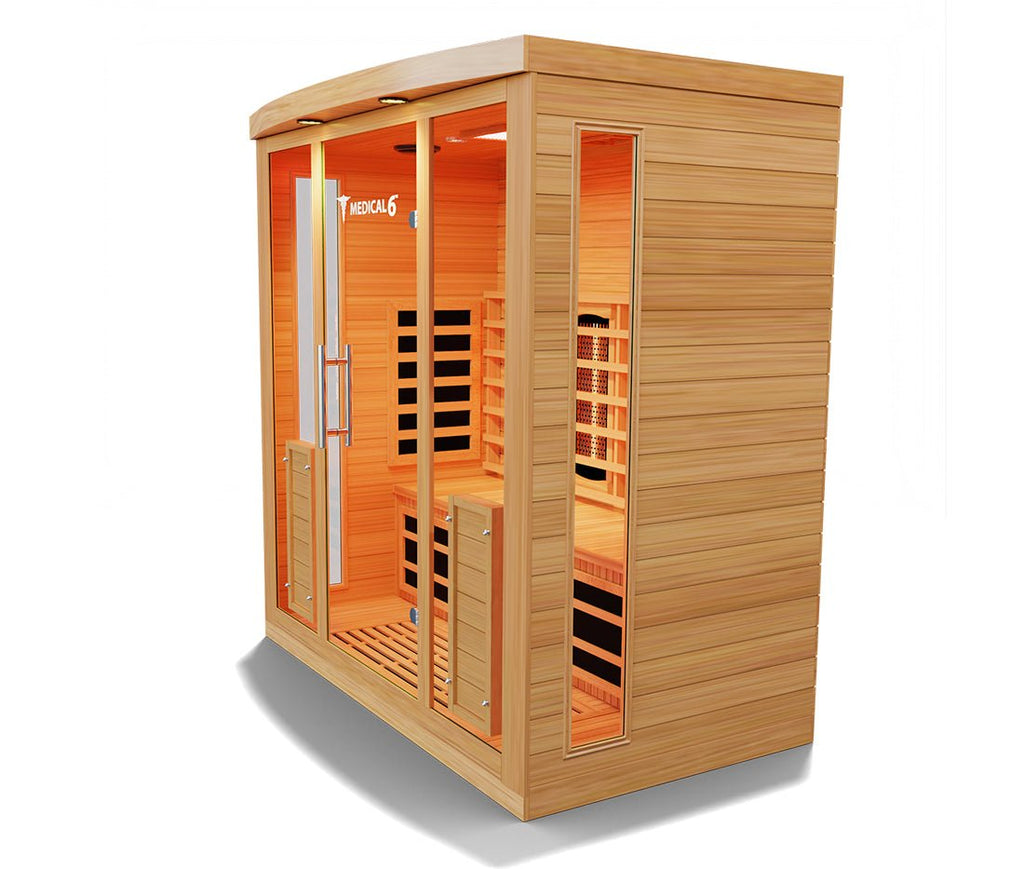 Medical Saunas Medical 6 4-Person Indoor Infrared Dry Sauna - West Coast Saunas - ms-medical-6