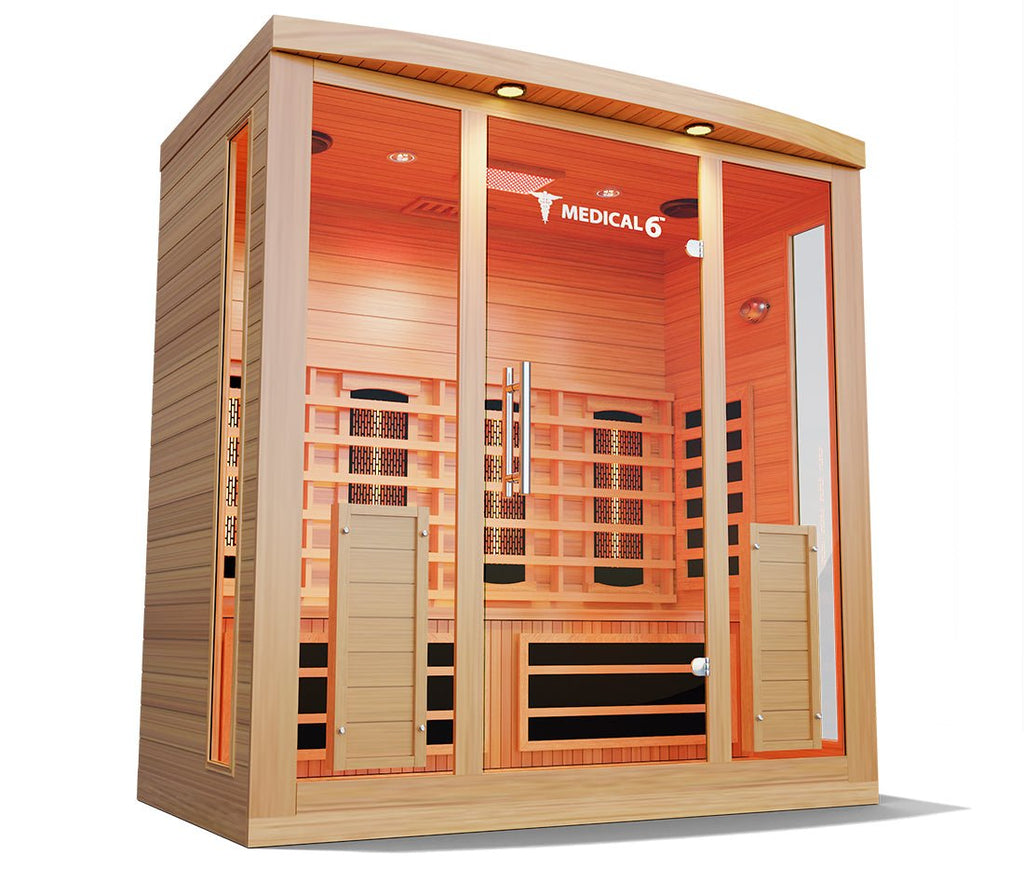 Medical Saunas Medical 6 4-Person Indoor Infrared Dry Sauna - West Coast Saunas - ms-medical-6