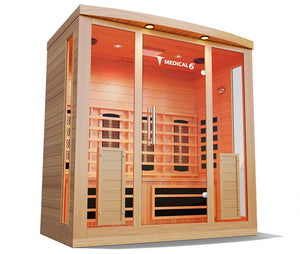 Medical Saunas Medical 6 4-Person Indoor Infrared Dry Sauna - West Coast Saunas - ms-medical-6