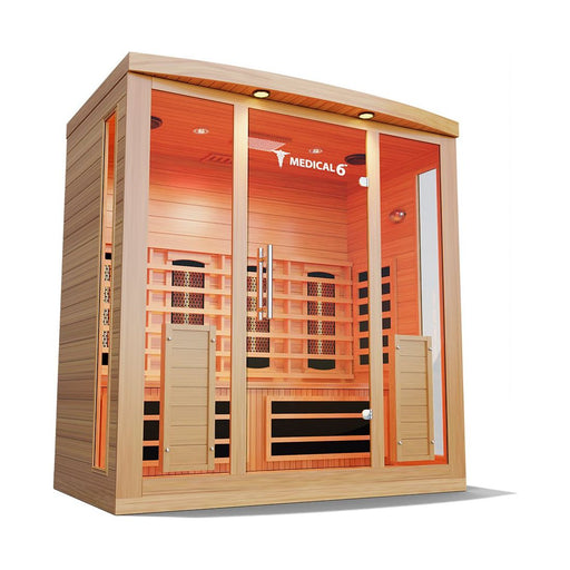 Medical Saunas Medical 6 4-Person Indoor Infrared Dry Sauna - West Coast Saunas - ms-medical-6