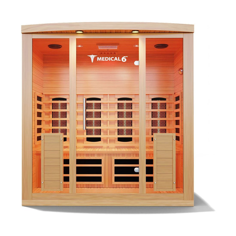 Medical Saunas 4-Person Medical 6 Full Spectrum Infrared Indoor Dry Sauna main image 0
