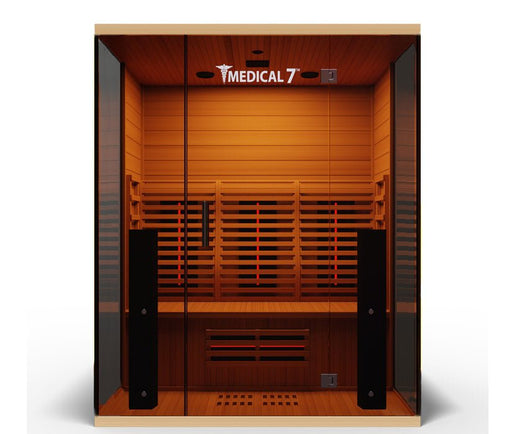 Medical Saunas Medical 7 3-Person Indoor Ultra Full Spectrum Infrared Dry Sauna - West Coast Saunas - ms-medical-ultra-7