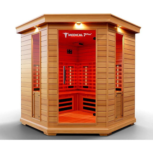 Medical Saunas Medical 7Plus 6-Person Indoor Infrared Dry Sauna - West Coast Saunas - ms-medical-7