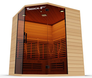 Medical Saunas Medical 8 Plus 4-Person Indoor Ultra Full Spectrum Infrared Dry Sauna - West Coast Saunas - ms-medical-ultra-8