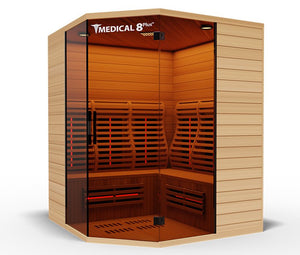 Medical Saunas Medical 8 Plus 4-Person Indoor Ultra Full Spectrum Infrared Dry Sauna - West Coast Saunas - ms-medical-ultra-8