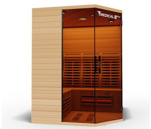 Medical Saunas Medical 8 Plus 4-Person Indoor Ultra Full Spectrum Infrared Dry Sauna - West Coast Saunas - ms-medical-ultra-8