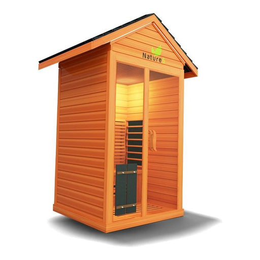 Medical Saunas Nature 5 2-Person Full Spectrum Infrared Doctor Designed Outdoor Sauna - West Coast Saunas - ms-nature-5