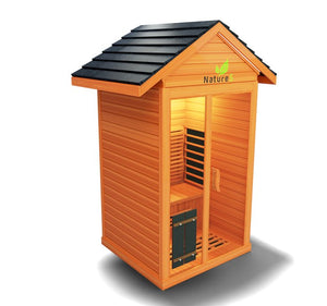 Medical Saunas Nature 5 2-Person Full Spectrum Infrared Doctor Designed Outdoor Sauna - West Coast Saunas - ms-nature-5