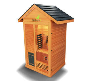 Medical Saunas Nature 5 2-Person Full Spectrum Infrared Doctor Designed Outdoor Sauna - West Coast Saunas - ms-nature-5