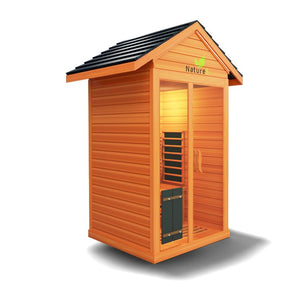 Medical Saunas Nature 5 2-Person Full Spectrum Infrared Doctor Designed Outdoor Sauna - West Coast Saunas - ms-nature-5