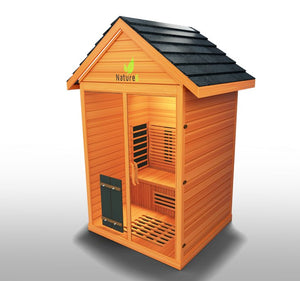 Medical Saunas Nature 6 3-Person Full Spectrum Infrared Doctor Designed Outdoor Sauna - West Coast Saunas - ms-nature-6