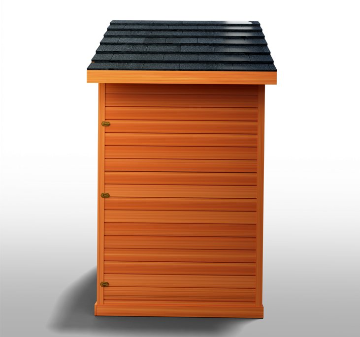 Medical Saunas Nature 6 3-Person Full Spectrum Infrared Doctor Designed Outdoor Sauna - West Coast Saunas - ms-nature-6