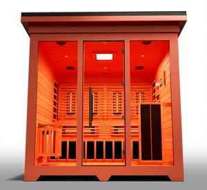 Medical Saunas Nature X 6 - Person Full Spectrum Infrared Doctor Designed Outdoor Steam Sauna - West Coast Saunas - ms - nature - 9