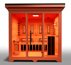 Medical Saunas Nature X 6 - Person Full Spectrum Infrared Doctor Designed Outdoor Steam Sauna - West Coast Saunas - ms - nature - 9