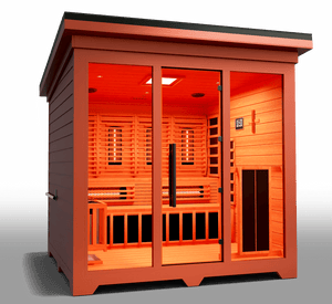 Medical Saunas Nature X 6 - Person Full Spectrum Infrared Doctor Designed Outdoor Steam Sauna - West Coast Saunas - ms - nature - 9