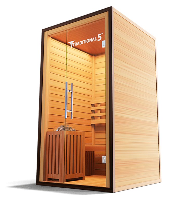 Medical Saunas Traditional 5 2-Person Indoor Sauna - West Coast Saunas - ms-traditional-5