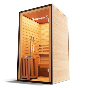 Medical Saunas Traditional 5 2-Person Indoor Sauna - West Coast Saunas - ms-traditional-5