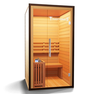 Medical Saunas Traditional 5 2-Person Indoor Sauna - West Coast Saunas - ms-traditional-5