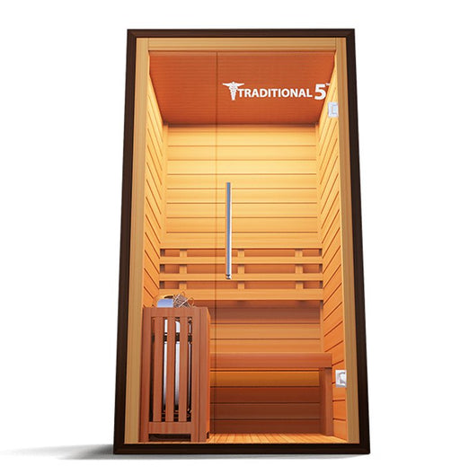 Medical Saunas Traditional 5 2-Person Indoor Sauna - West Coast Saunas - ms-traditional-5