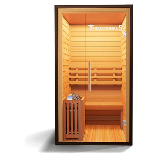 Medical Saunas Traditional 5 2-Person Indoor Sauna - West Coast Saunas - ms-traditional-5