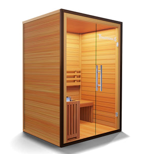 Medical Saunas Traditional 6 3-Person Indoor Sauna - West Coast Saunas - ms-traditional-6