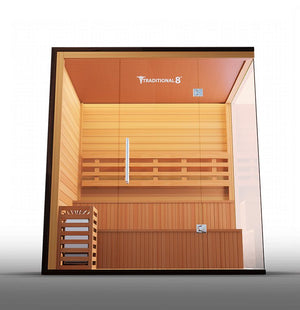 Medical Saunas Traditional 8 Plus 5-Person Indoor Steam Sauna - West Coast Saunas - ms-traditional-8