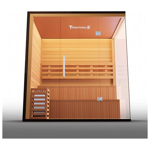 Medical Saunas Traditional 8 Plus 5-Person Indoor Steam Sauna - West Coast Saunas - ms-traditional-8