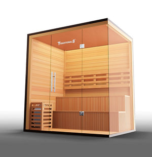 Medical Saunas Traditional 8 Plus 5-Person Indoor Steam Sauna - West Coast Saunas - ms-traditional-8