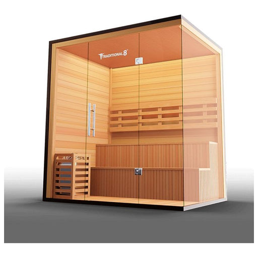 Medical Saunas Traditional 8 Plus 5-Person Indoor Steam Sauna - West Coast Saunas - ms-traditional-8