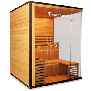 Medical Saunas Traditional 9 6-Person Indoor Steam Sauna - West Coast Saunas - ms-traditional-9