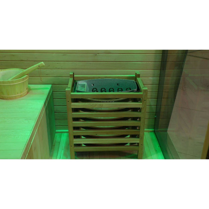 Modern Shed Style 2 to 3 Person Outdoor Traditional Steam Sauna - West Coast Saunas - RS-SHED-2
