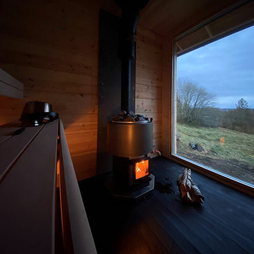 Narvi Luosto VS Wood-Burning Sauna Stove, Watertank, 16kW - West Coast Saunas - 2145 / 163442