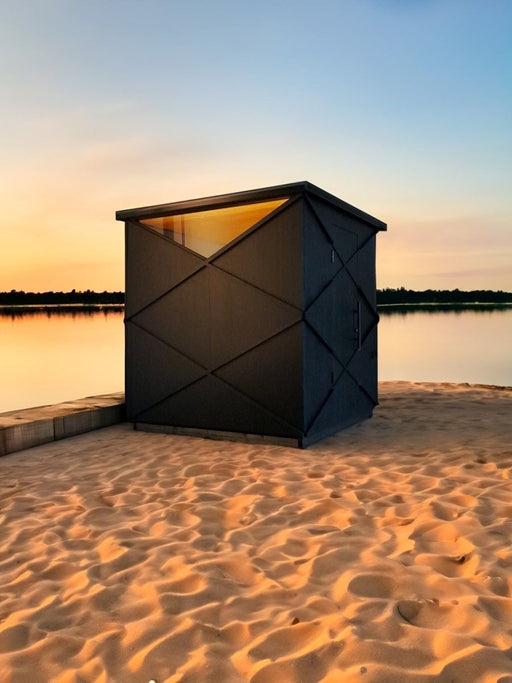 Norkke Den 6 Person Outdoor Traditional Sauna - West Coast Saunas - NORKKEDEN - AP