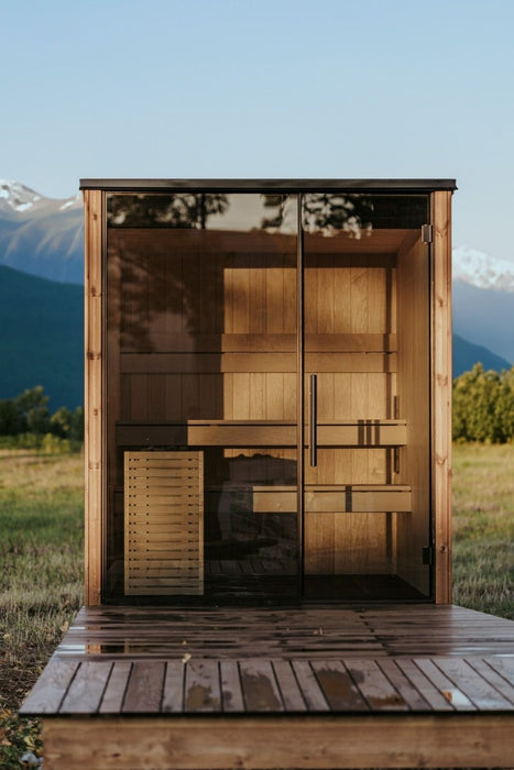 Norkke PURE 3 - 4 Person Outdoor Traditional Sauna - West Coast Saunas - NORKKEPURE - A